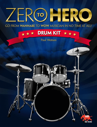 Book cover for Zero To Hero Drum Kit Revised Edition