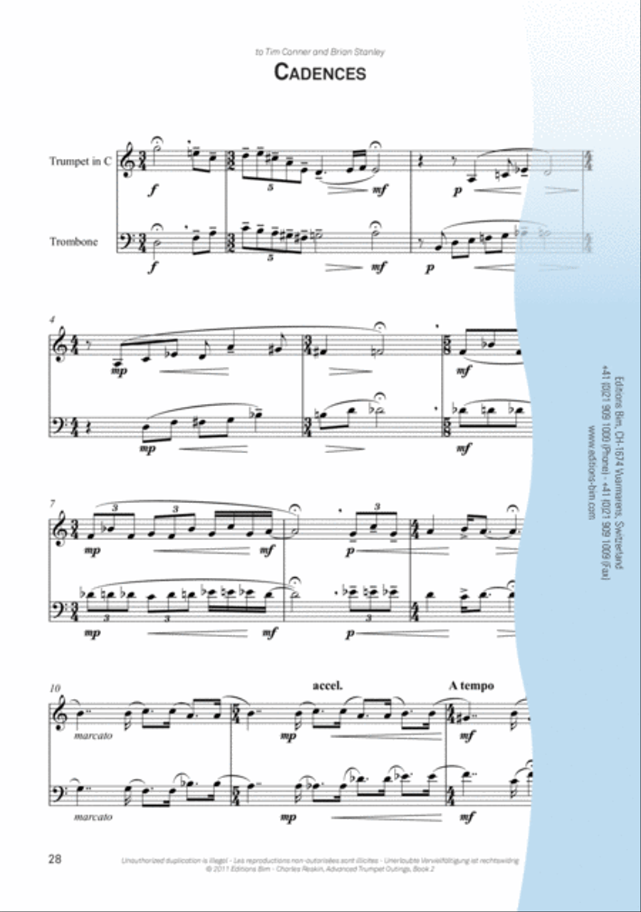 Advanced Trumpet Outings Book 2 Trumpet scores gallery preview page 8