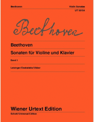 Book cover for Violin Sonatas