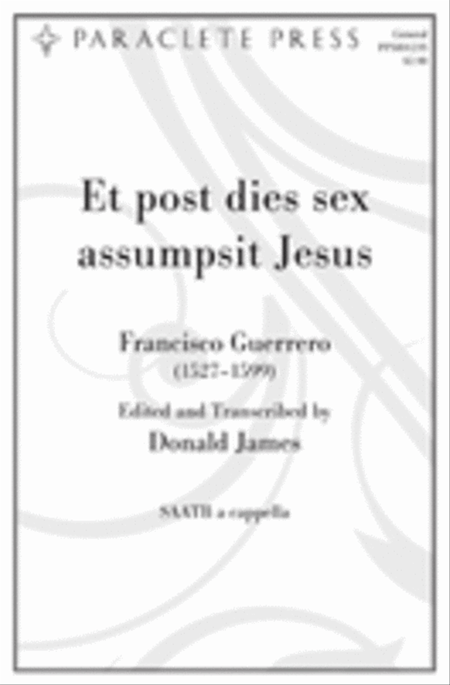 Et post dies sex assumpsit Jesus A Cappella scores gallery preview page 1