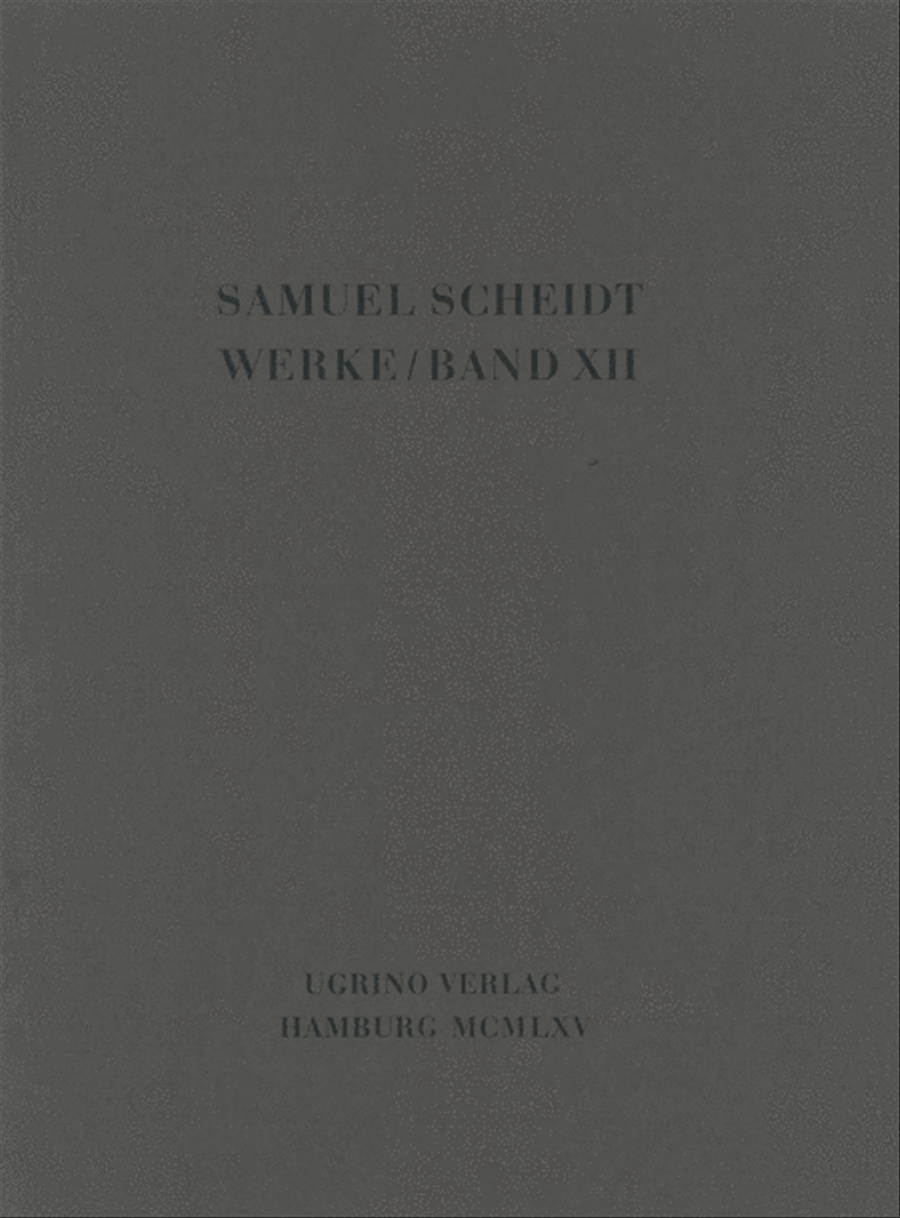 Complete Works of Samuel Scheidt