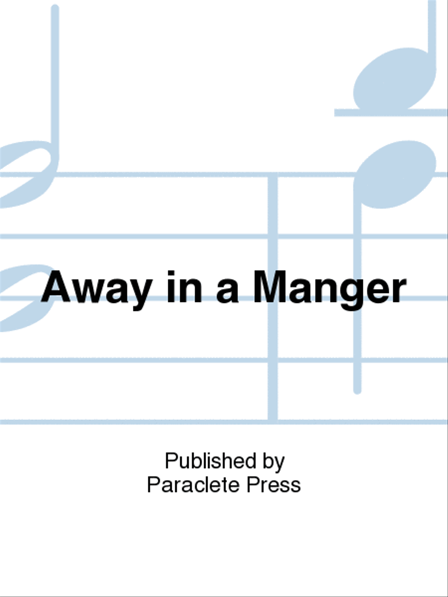 Away in a Manger Choir scores gallery preview page 1