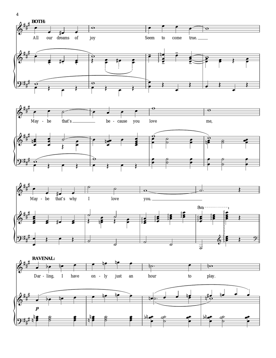 Why Do I Love You? Why Do I Love You? Piano, Vocal scores gallery preview page 4