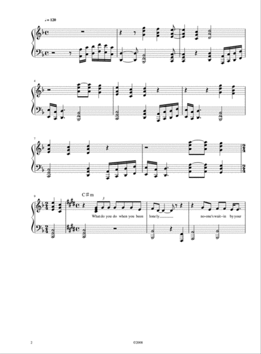 Layla Piano Solo scores gallery preview page 2