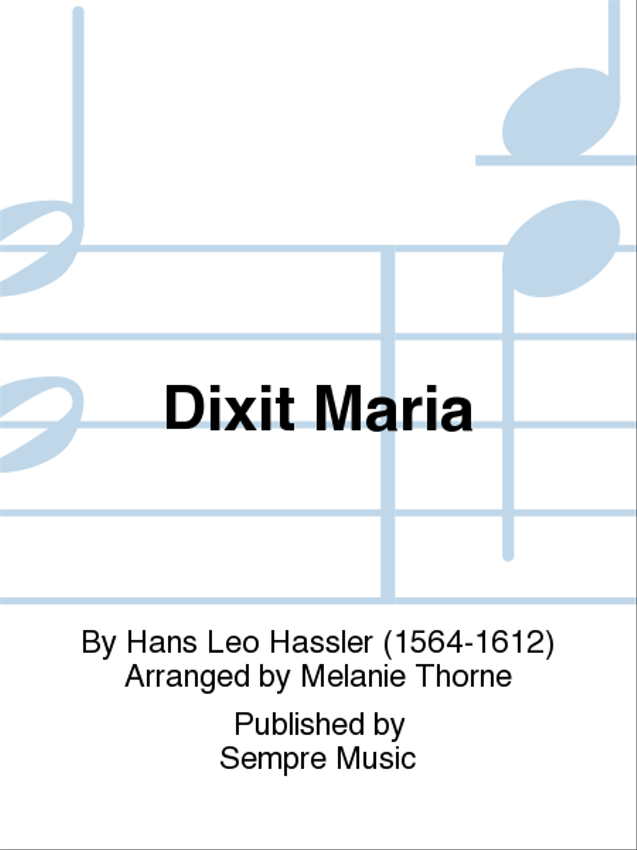 Dixit Maria Clarinet scores gallery preview page 1
