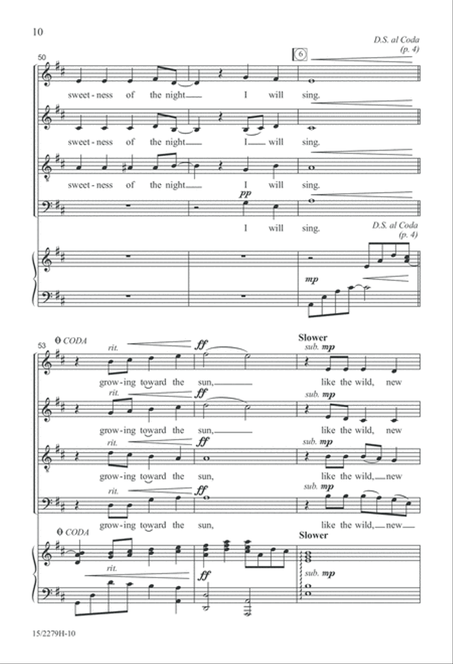 Come in from the Firefly Darkness 4-Part scores gallery preview page 10