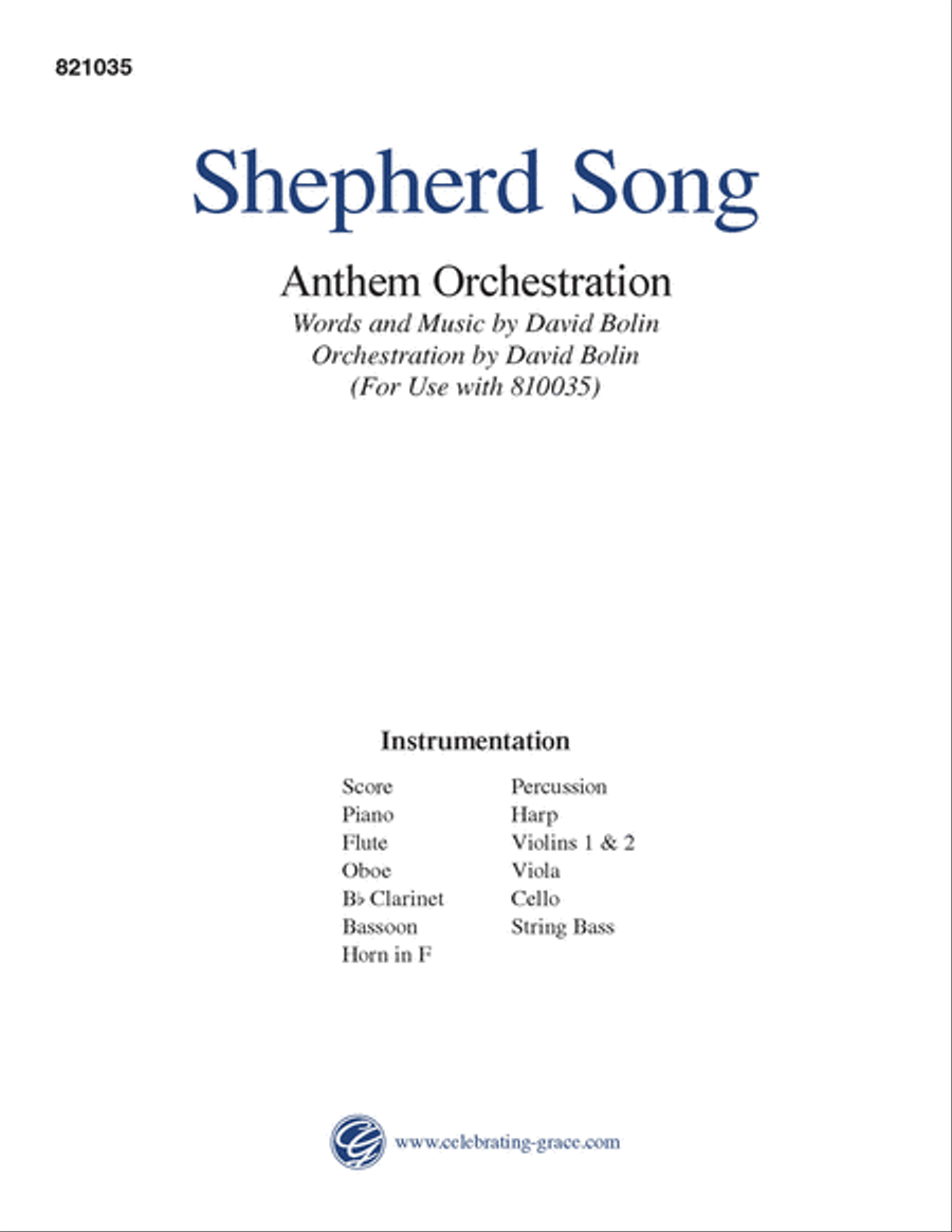 Shepherd Song 4-Part scores gallery preview page 1