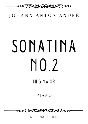 Book cover for André - Sonatina No. 2 Op. 34 in G Major - Intermediate
