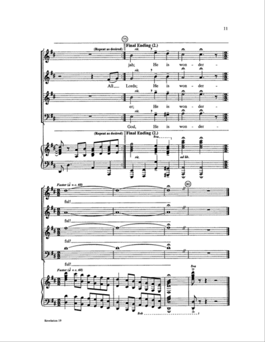 Revelation 19 Choir scores gallery preview page 11