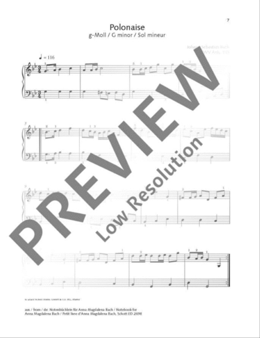 Best of Bach Piano Solo scores gallery preview page 8