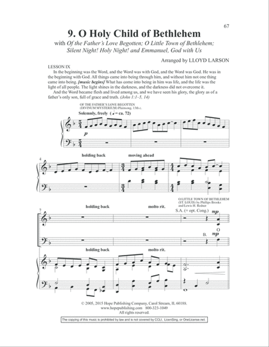 Emmanuel 3-Part scores gallery preview page 75