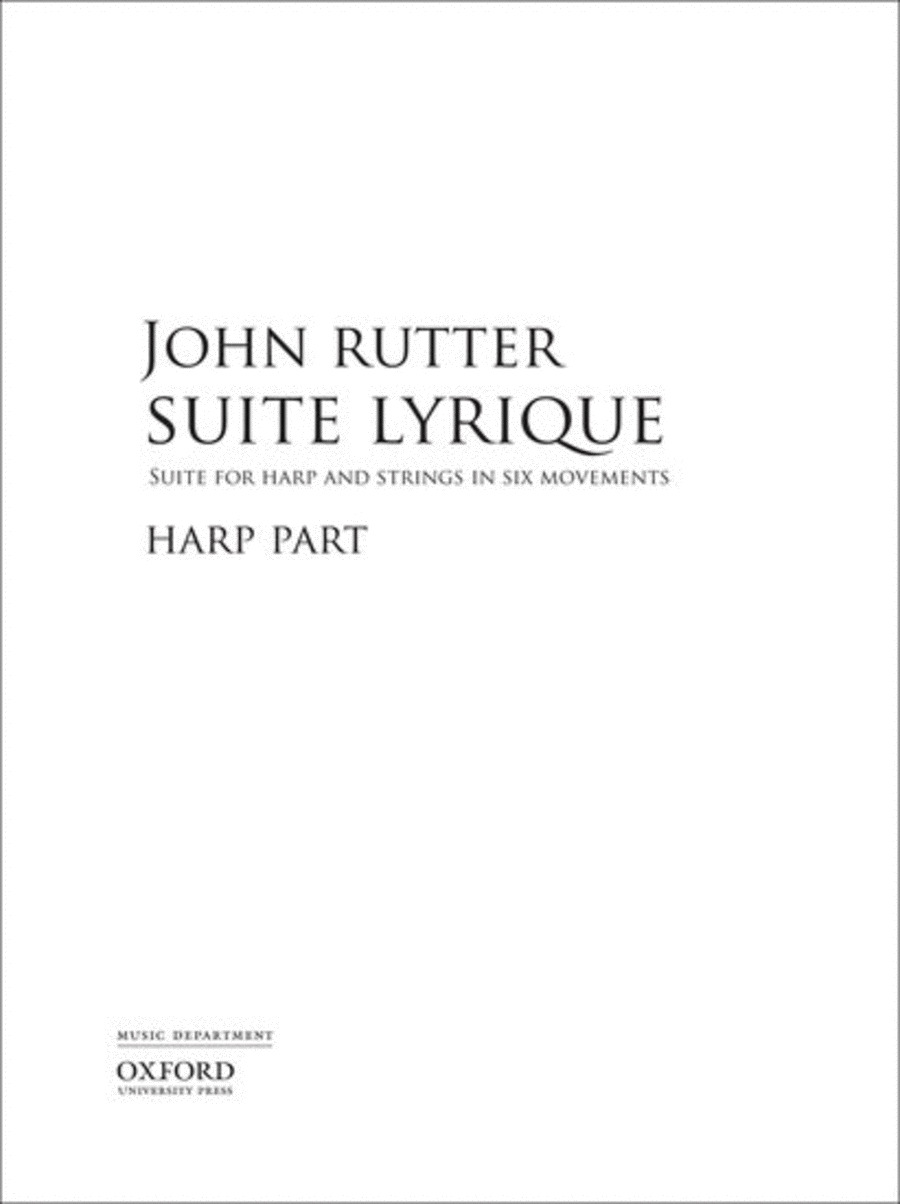 Suite Lyrique Harp scores gallery preview page 1