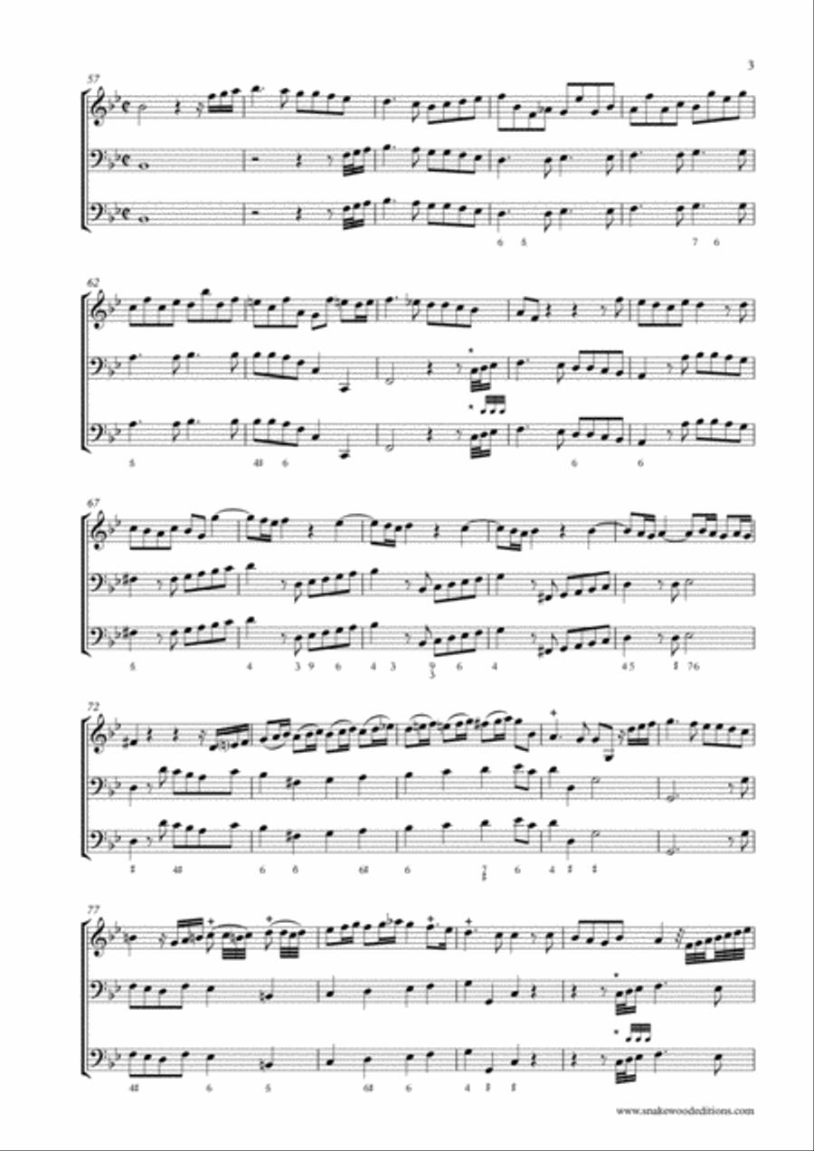 Rebel – Violin Sonate N. 11 (1712) Score and Parts String Duet scores gallery preview page 4
