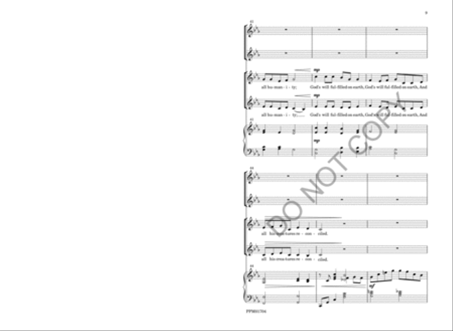 We Pray for Peace SA - Sheet Music page 12