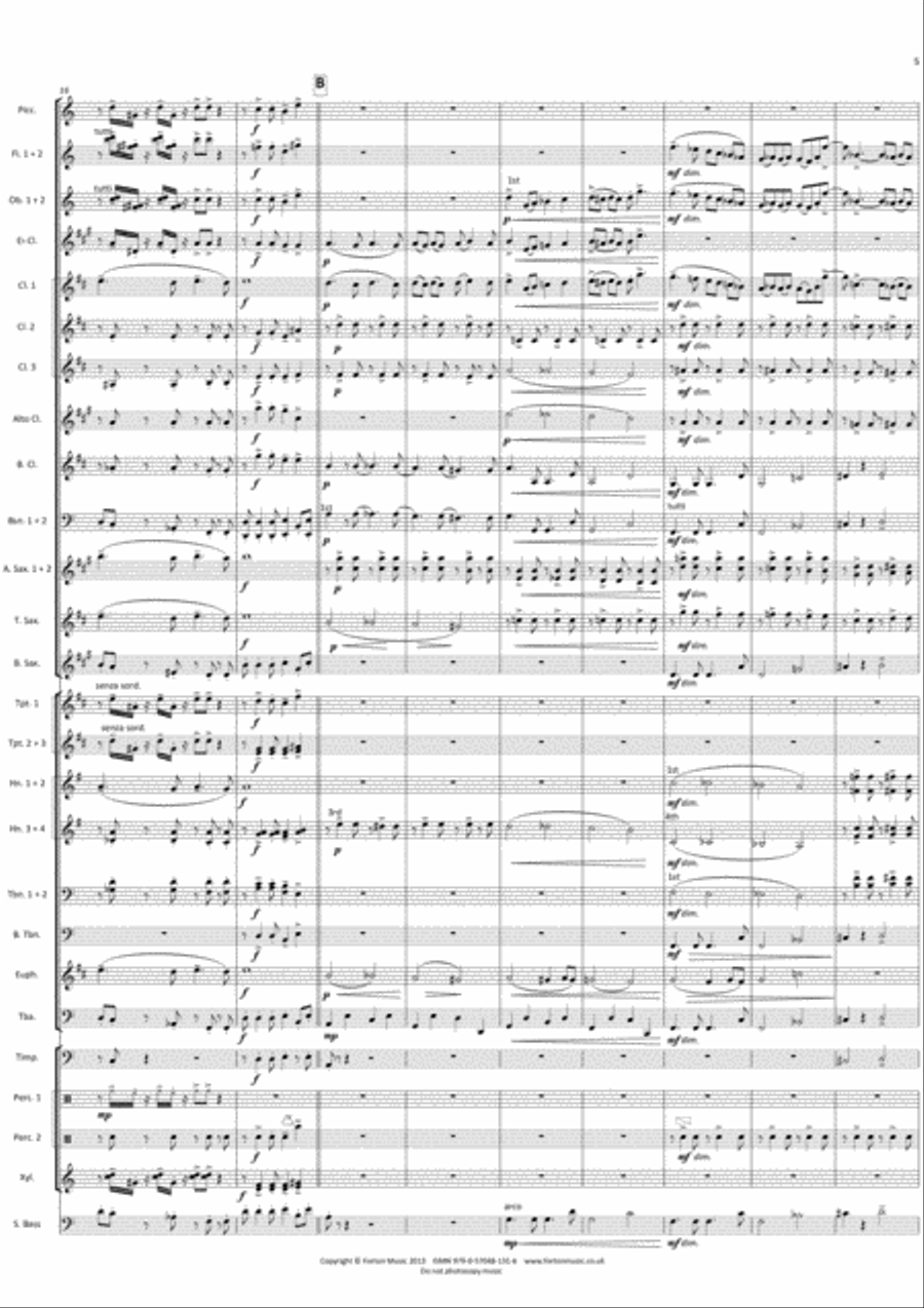 Radio Days Concert Band scores gallery preview page 5