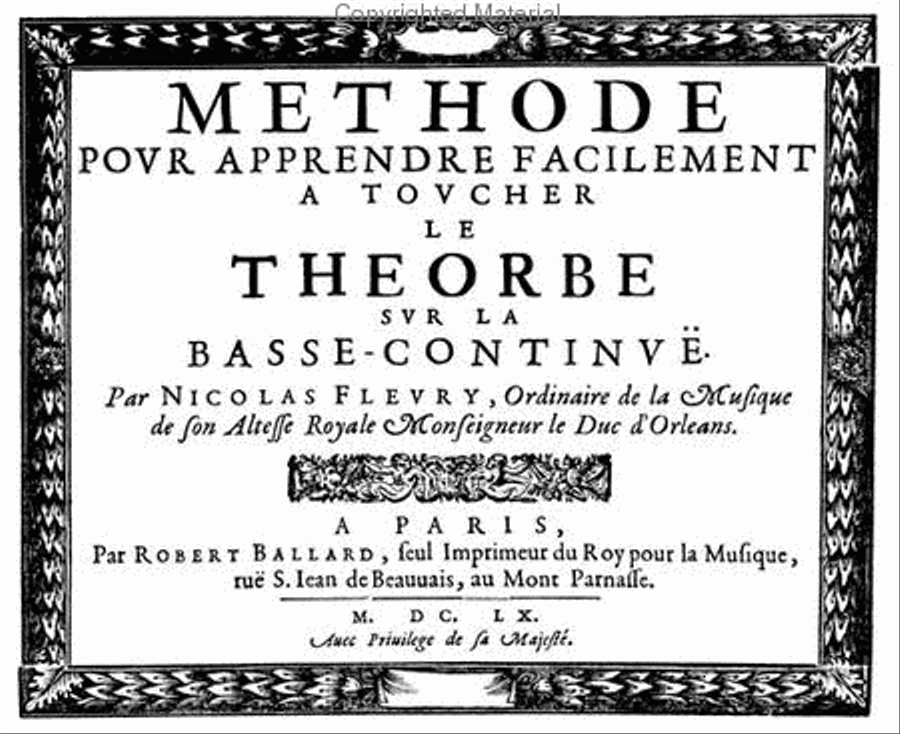 Methods & Treatises Continuo Bass - Volume I - France 1600-1800 Basso Continuo scores gallery preview page 2