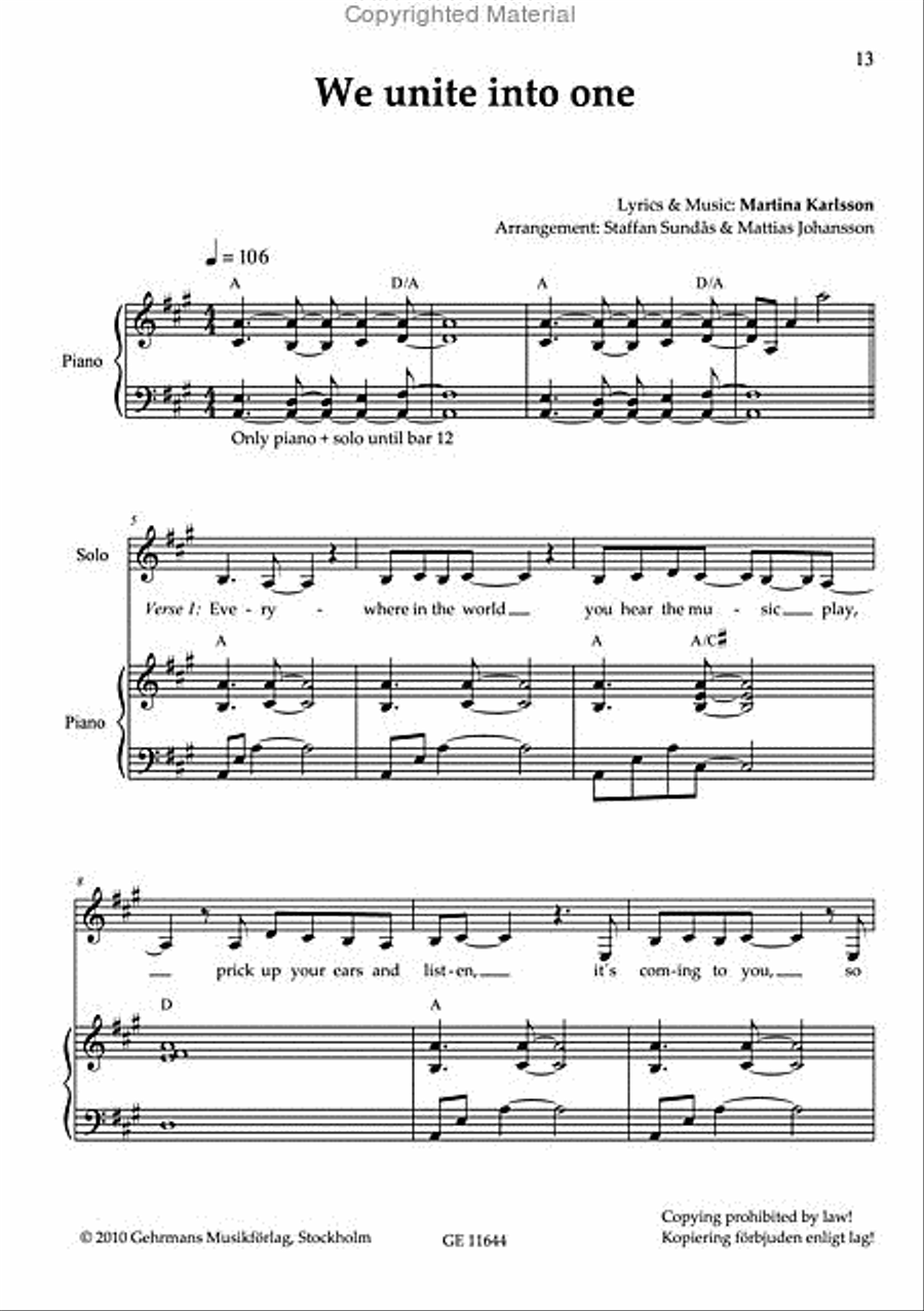 Yes, I'm coming home Yes, I'm coming home 4-Part scores gallery preview page 4