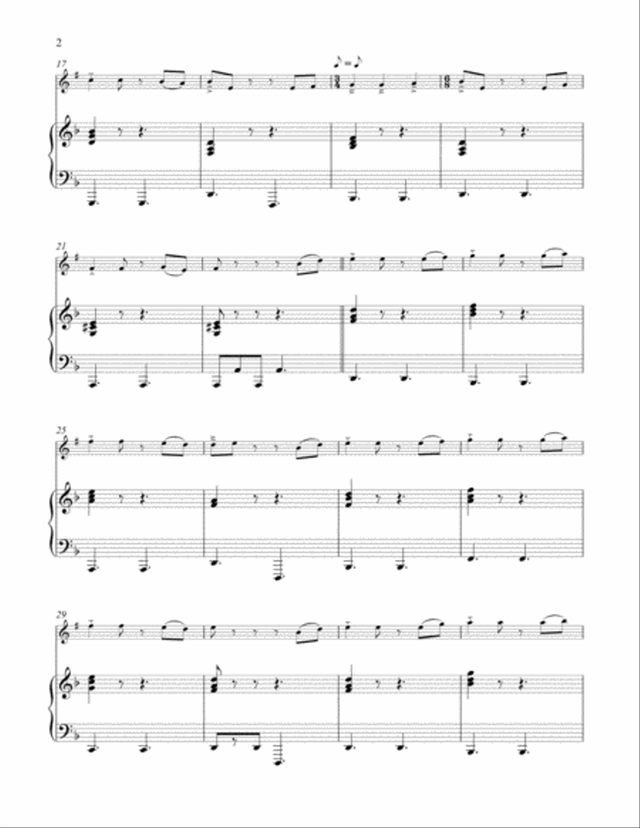 He's A Pirate (from Pirates Of The Caribbean: The Curse of the Black Pearl) Clarinet Solo scores gallery preview page 2