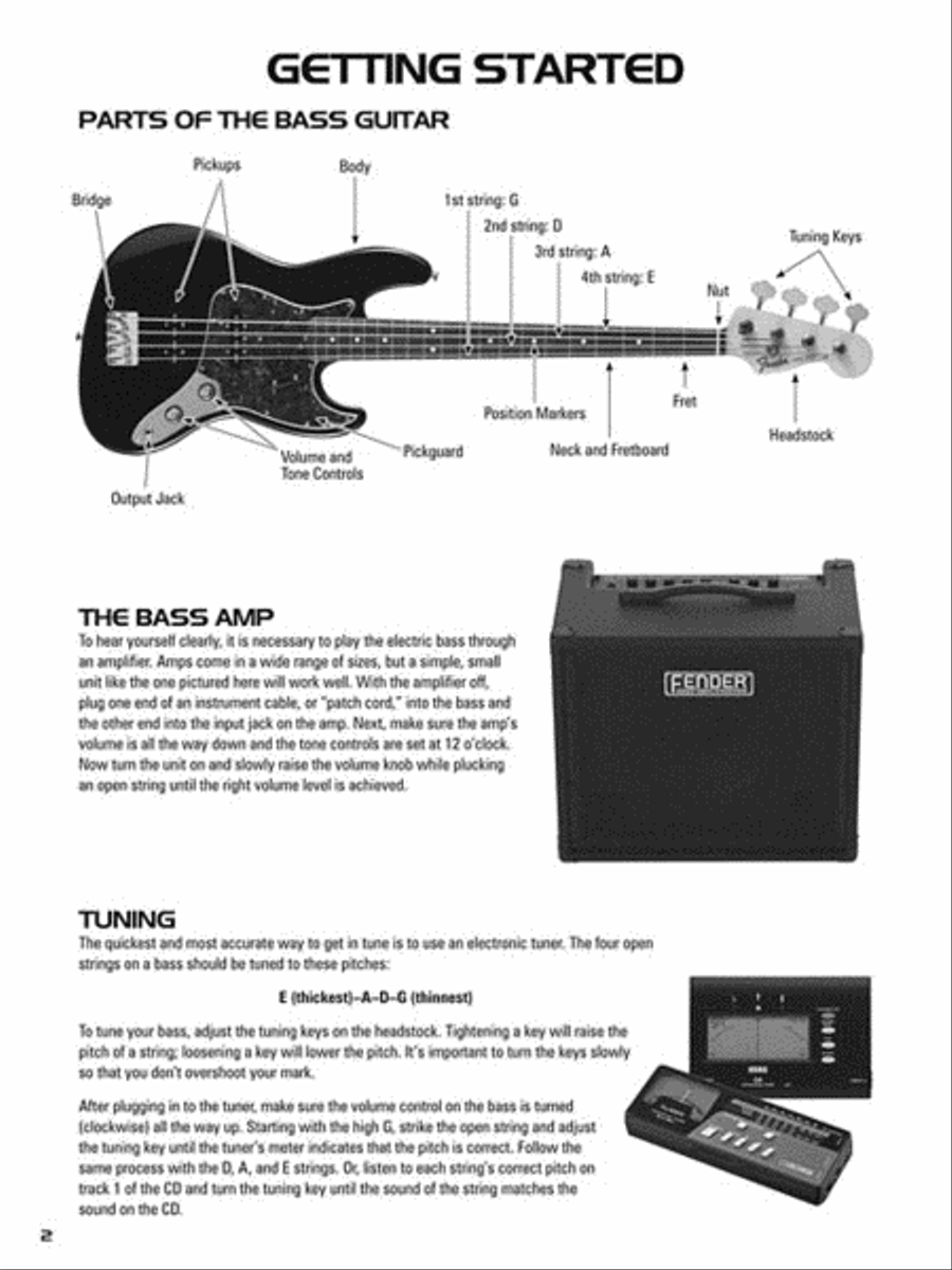 Hal Leonard Bass Guitar Tab Method image number null