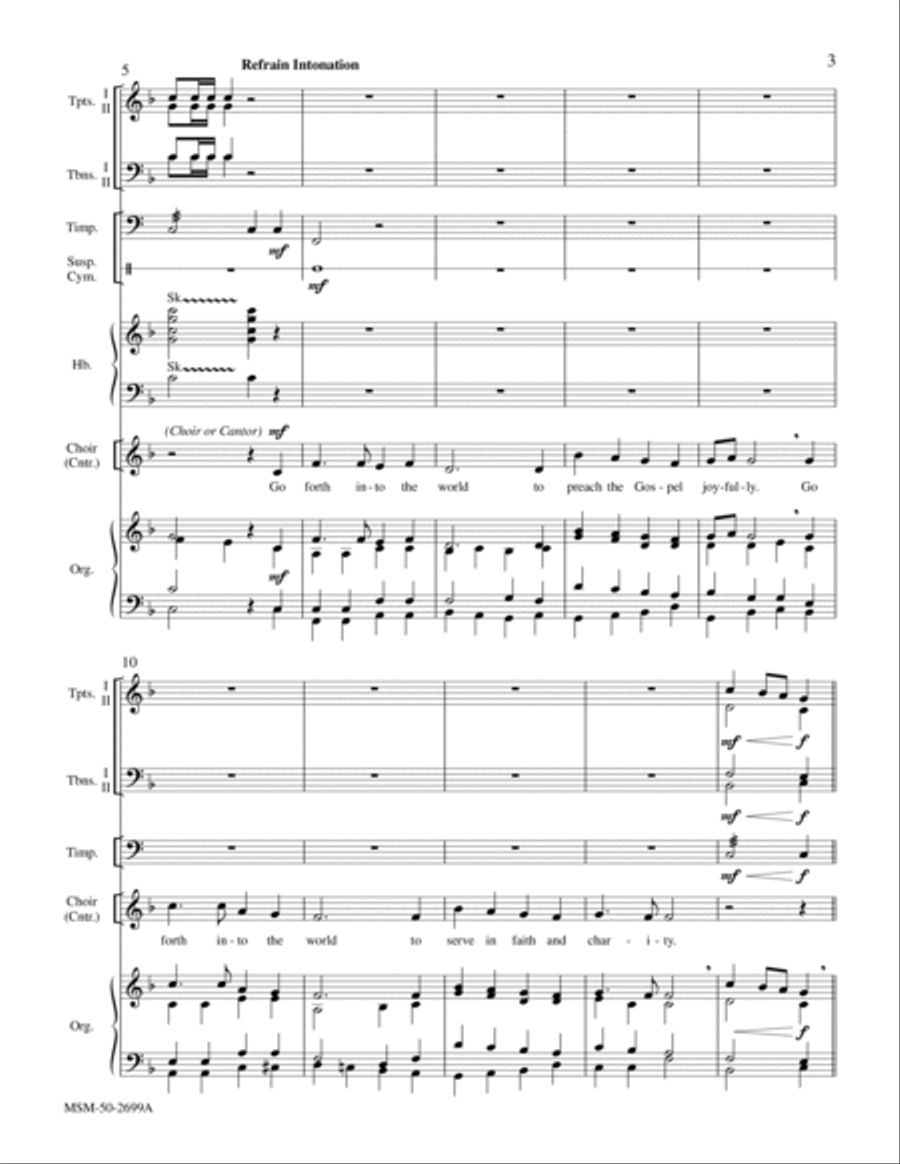 Serve in Faith and Charity Choir scores gallery preview page 5