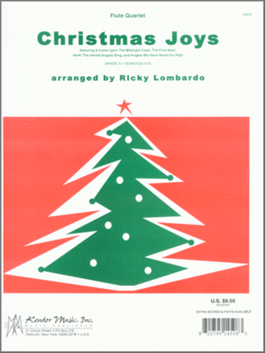 Christmas Joys Flute Quartet scores gallery preview page 1