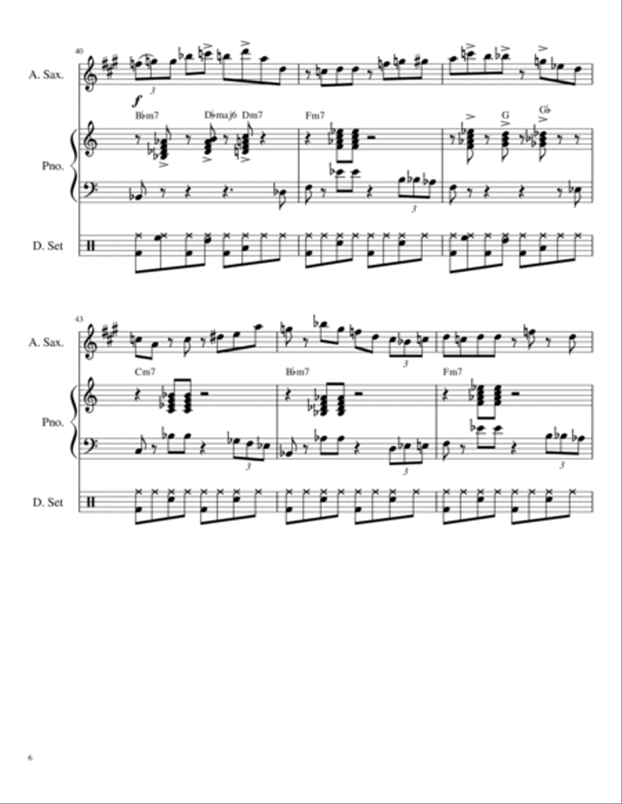 Moving On Jazz Ensemble scores gallery preview page 6