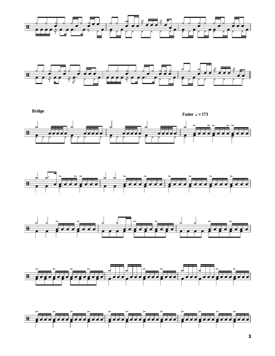 Sweet Leaf Drum Set scores gallery preview page 3