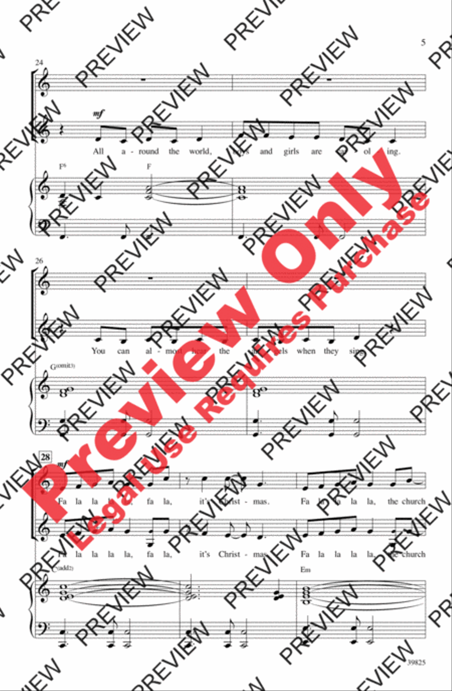 Falala Falala Women's Choir scores gallery preview page 5