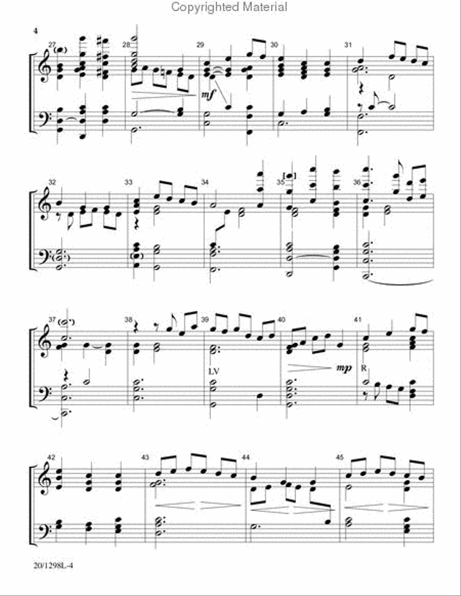 Let All Things Now Living 5-Octaves scores gallery preview page 4
