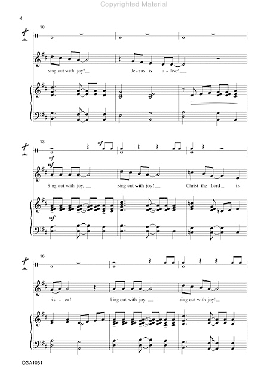 Sing Out With Joy Unison Choir scores gallery preview page 3