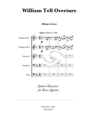 William Tell Overture - Allegro Vivace for BQ