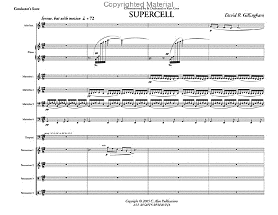 SuperCell Percussion Ensemble scores gallery preview page 2