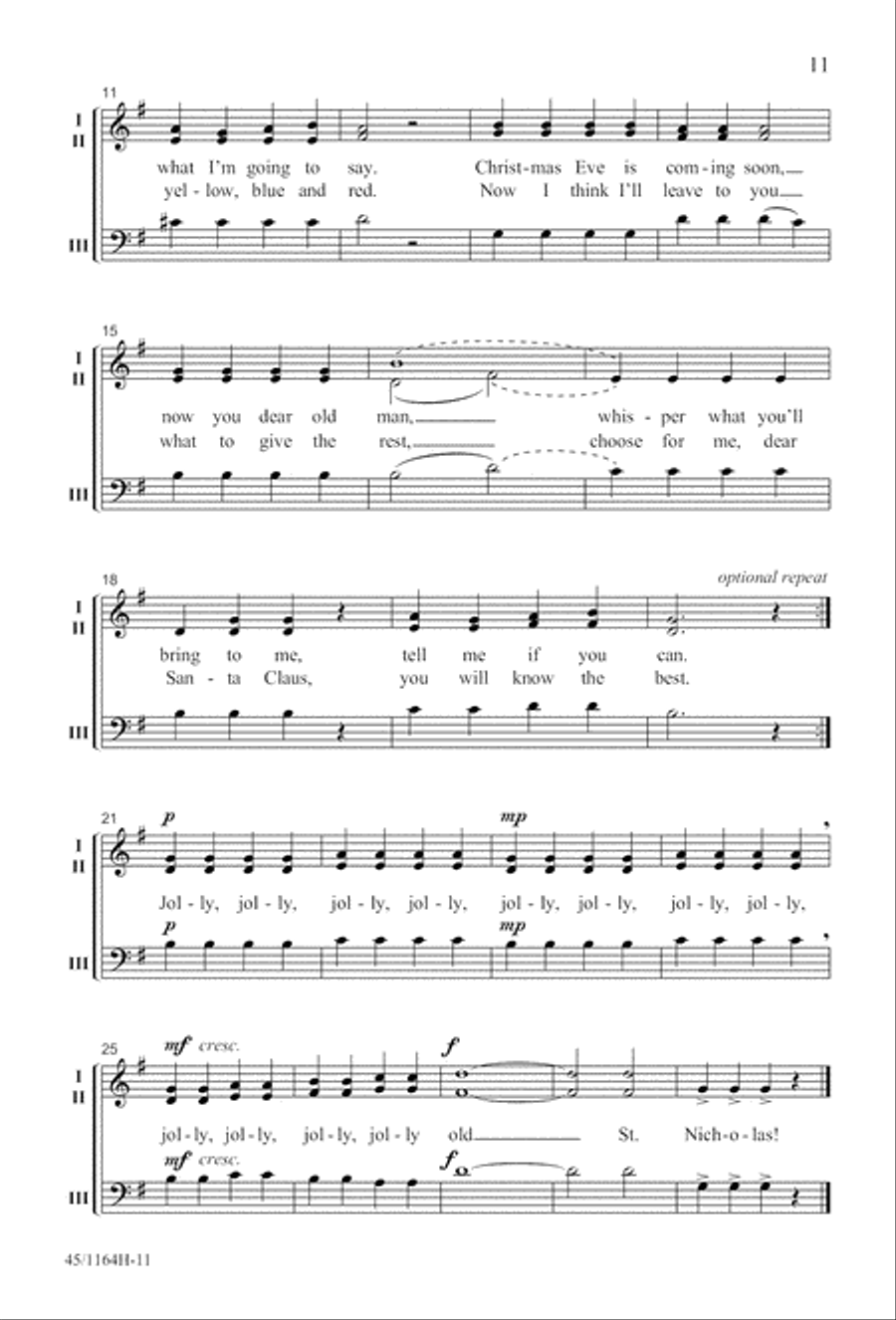 A-Caroling We Go! 3-Part scores gallery preview page 11