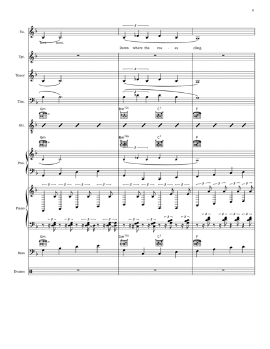 Makin' Whoopee! Makin' Whoopee! Jazz Ensemble scores gallery preview page 6