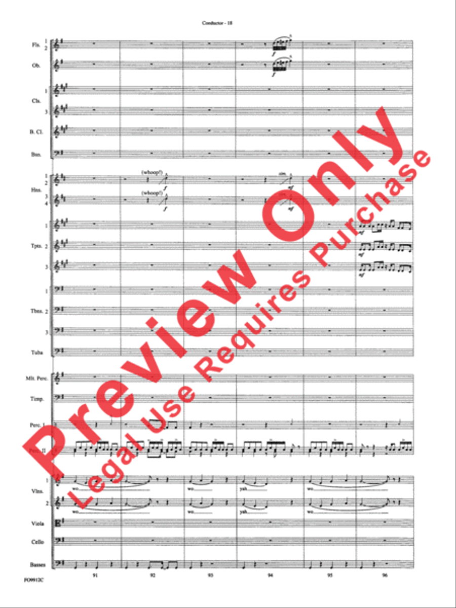 Selections from Star Wars: Episode I The Phantom Menace Full Orchestra scores gallery preview page 64