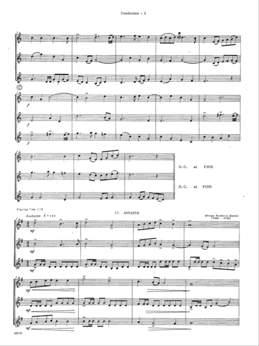 Six For Three Trumpet Trio scores gallery preview page 3
