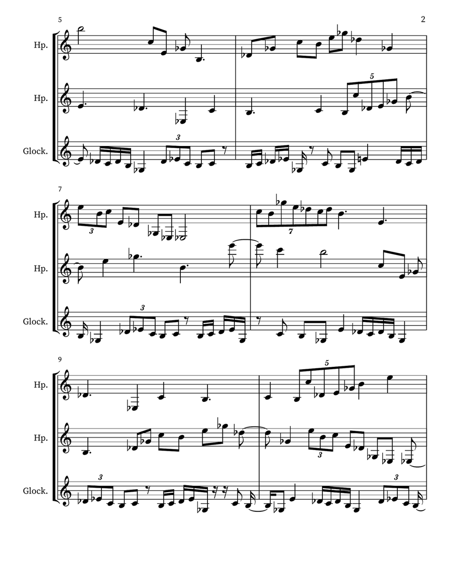 Danse 5 Danse 5 Small Ensemble scores gallery preview page 2