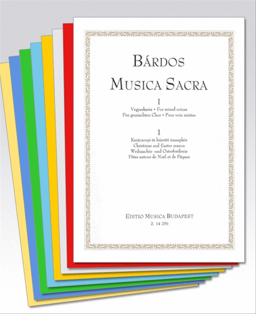 Musica Sacra - 8 volumes package A Cappella scores gallery preview page 1