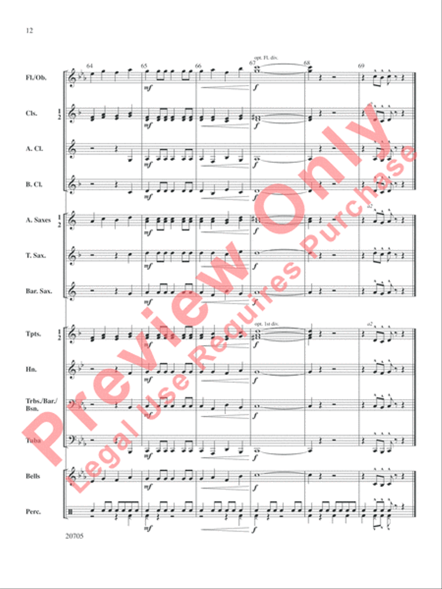 Alpha Squadron Alpha Squadron Concert Band scores gallery preview page 13