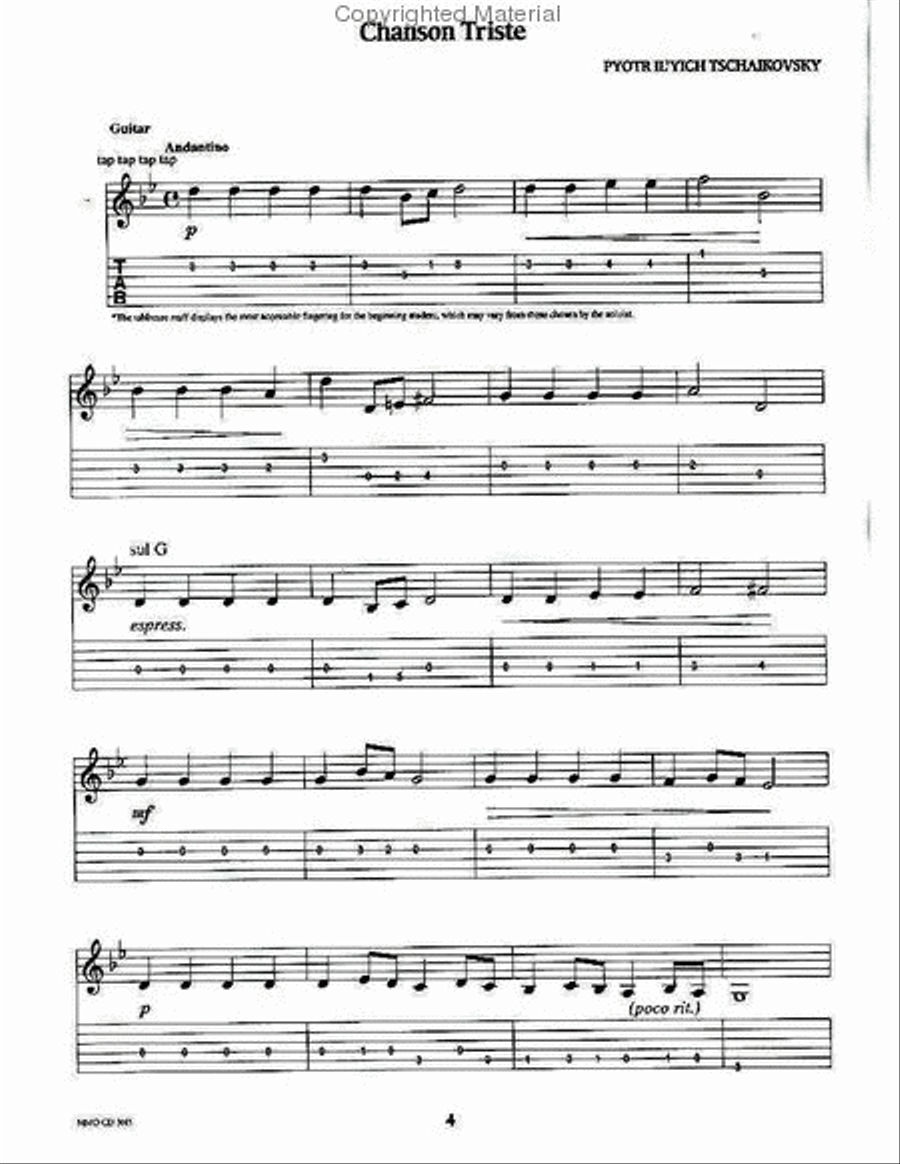 Orchestral Gems for Classical Guitar Acoustic Guitar scores gallery preview page 2