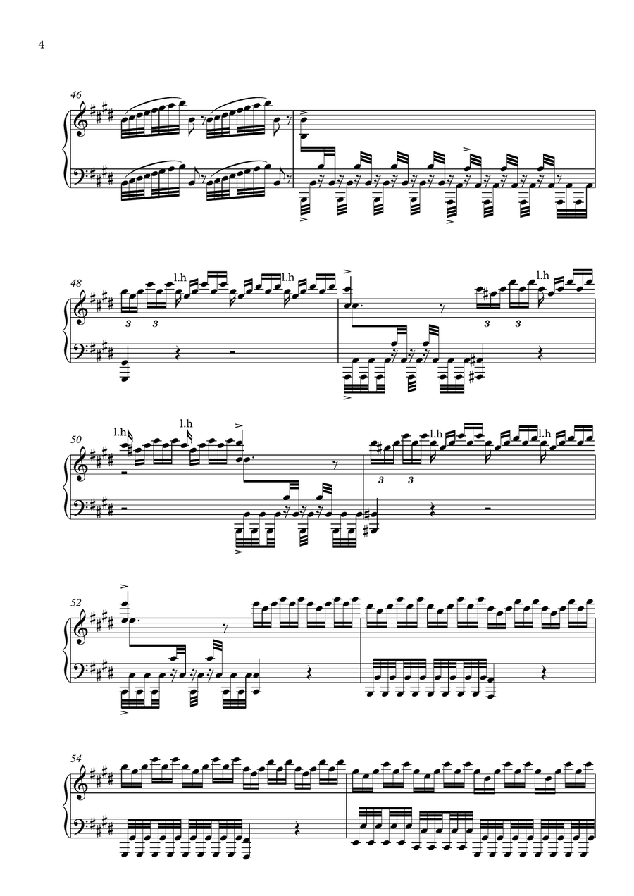 'Spring' (Complete) from The Four Seasons by Vivaldi for Piano Solo Piano Solo scores gallery preview page 5