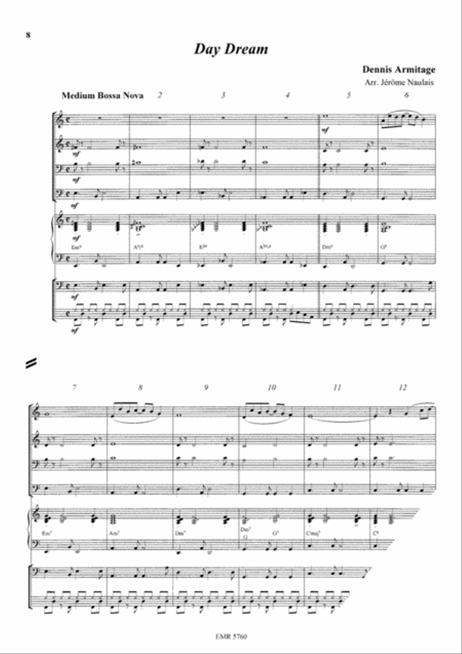Bossa Nova Bossa Nova Brass Ensemble scores gallery preview page 4