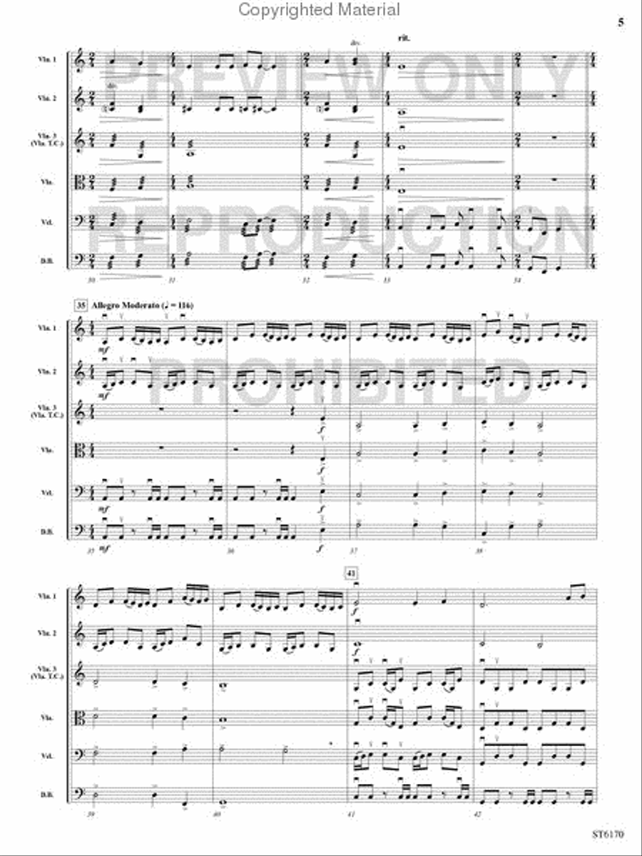 North Star to Freedom North Star to Freedom String Orchestra scores gallery preview page 4