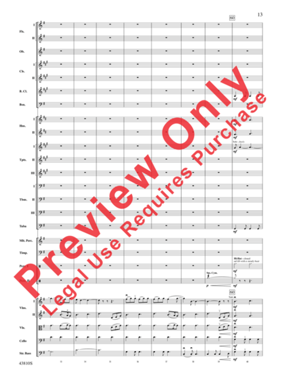 Rocky Broadway Full Orchestra scores gallery preview page 14