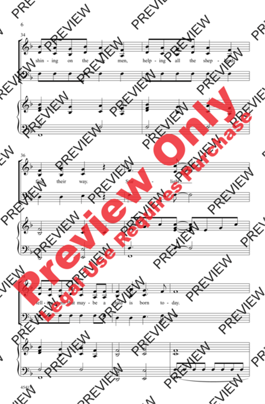 Starlight 3-Part scores gallery preview page 6