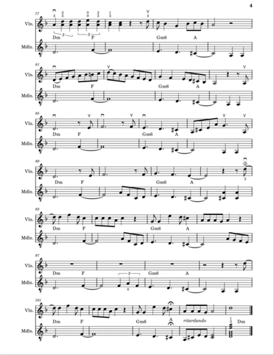 Chan Chan (chan Chan Son) String Duet scores gallery preview page 4