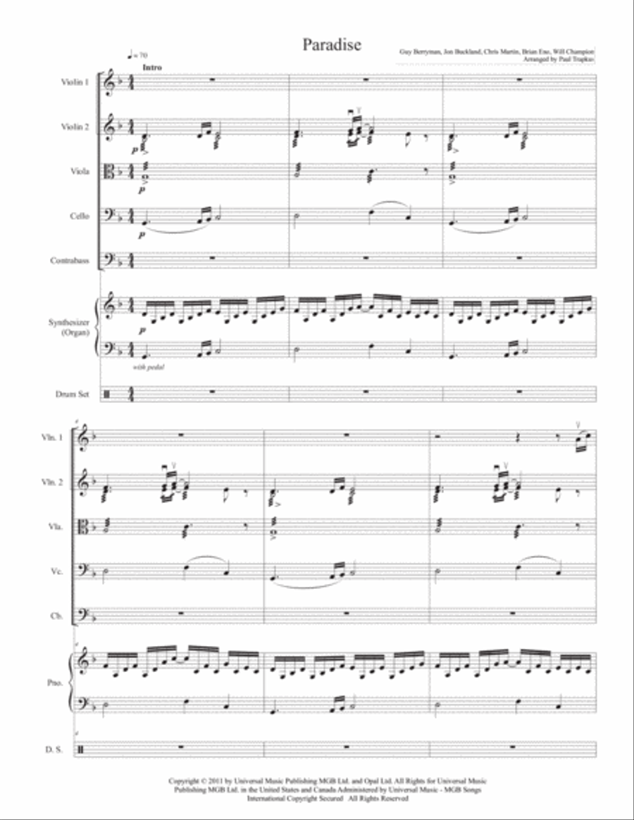 Paradise String Orchestra scores gallery preview page 2