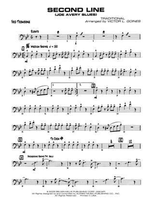 Second Line (Joe Avery Blues): 3rd Trombone