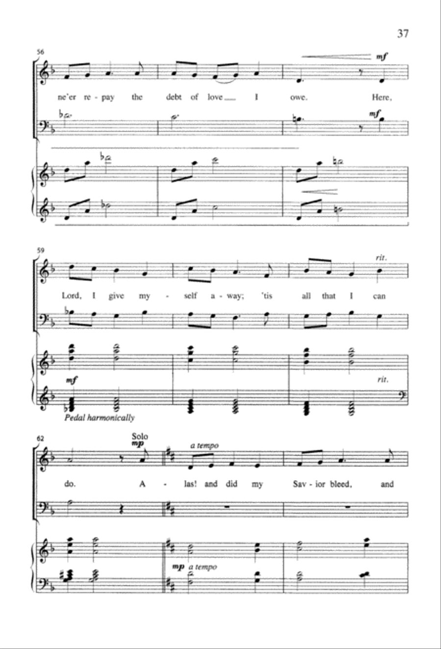 Christ the Crucified 3-Part scores gallery preview page 39