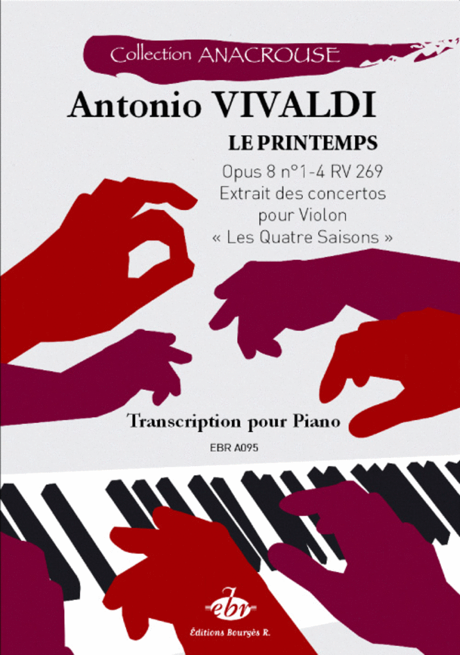 Le Printemps Opus 8 n°1-4 RV 269 (Collection Anacrouse)